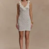 Brigid Ruffle Knit Sleeveless Dress – Ivory Brigid Ruffle Knit Sleeveless Dress – Ivory