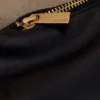 Bristol Croissant Leather Shoulder Bag – Black