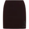 Brock Knit Cut Out Mini Skirt – Dark Chocolate Brock Knit Cut Out Mini Skirt – Dark Chocolate