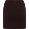 Brock Knit Cut Out Mini Skirt – Dark Chocolate Brock Knit Cut Out Mini Skirt – Dark Chocolate
