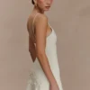 Brullo Embroidery Knit Mini Dress – Ivory