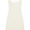 Brullo Embroidery Knit Mini Dress – Ivory