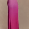 Bruna Slinky Fishtail Maxi Skirt – Ombre Pink Bruna Slinky Fishtail Maxi Skirt – Ombre Pink