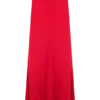 Bruna Slinky Fishtail Maxi Skirt – Red