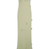 Brynn Orchid Knit Maxi Dress – Pastel Green