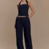 Caitlin Mid Rise Denim Jeans – Indigo Blue Caitlin Mid Rise Denim Jeans – Indigo Blue