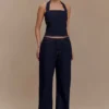 Caitlin Mid Rise Denim Jeans – Indigo Blue Caitlin Mid Rise Denim Jeans – Indigo Blue