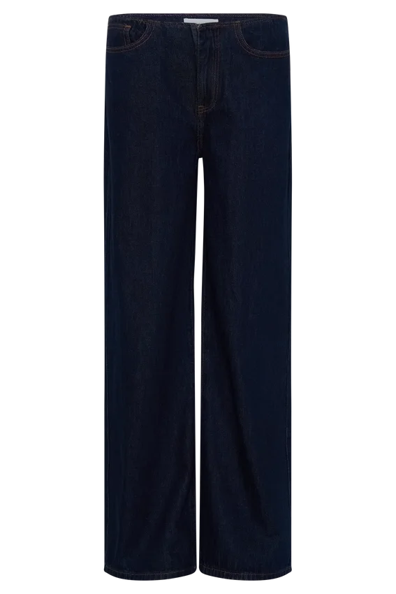 Caitlin Mid Rise Denim Jeans – Indigo Blue Caitlin Mid Rise Denim Jeans – Indigo Blue