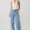 Roy Mid Rise Wide Leg Denim Jeans – Classic Blue Roy Mid Rise Wide Leg Denim Jeans – Classic Blue