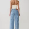 Roy Mid Rise Wide Leg Denim Jeans – Classic Blue Roy Mid Rise Wide Leg Denim Jeans – Classic Blue