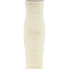 Camila Ruched Halter Midi Dress – Ivory