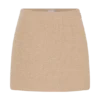 Camilla Boucle Mini Skirt – Light Taupe