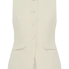 Camilla Boucle Sleeveless Vest – Ivory Camilla Boucle Sleeveless Vest – Ivory