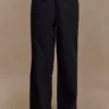 Campbell Cotton Wide Leg Pants – Black Campbell Cotton Wide Leg Pants – Black