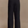 Campbell Cotton Wide Leg Pants – Black Campbell Cotton Wide Leg Pants – Black