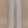 Campbell Cotton Wide Leg Pants – White Campbell Cotton Wide Leg Pants – White
