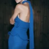 Caprice Halter Knit Maxi Dress – Cobalt Caprice Halter Knit Maxi Dress – Cobalt