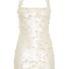Caralee Sequin Halter Mini Dress – Ivory Caralee Sequin Halter Mini Dress – Ivory