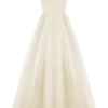 Carla Ruched Gown – Cream Ivory Carla Ruched Gown – Cream Ivory