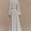 Carlie Chiffon Maxi Skirt – Ivory