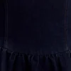 Caroline Denim Halter Midi Dress – Indigo Blue Caroline Denim Halter Midi Dress – Indigo Blue
