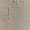 Casey Linen Corded Embroidered Linen Top – Natural