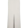 Casey Linen Embroidered Maxi Skirt – Natural