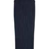 Cassie Column Maxi Skirt – Navy Pinstripe
