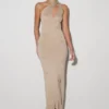 Celestino Floral Metallic Knit Maxi Dress – Gold Celestino Floral Metallic Knit Maxi Dress – Gold