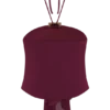Celina Chiffon Halter Top With Hardware – Cherry Red Celina Chiffon Halter Top With Hardware – Cherry Red