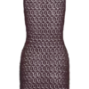Cherly Knit Crochet Mini Dress – Chocolate Cherly Knit Crochet Mini Dress – Chocolate
