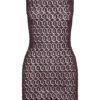 Cherly Knit Crochet Mini Dress – Chocolate Cherly Knit Crochet Mini Dress – Chocolate