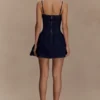 Cheyenne Scallop Denim Mini Dress – Indigo Blue Cheyenne Scallop Denim Mini Dress – Indigo Blue