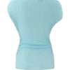 Chloe Off Shoulder Boucle Knit Top – Light Blue