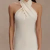 Christina Cross Over Mini Dress – Buttercream Christina Cross Over Mini Dress – Buttercream