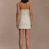 Christina Cross Over Mini Dress – Buttercream Christina Cross Over Mini Dress – Buttercream
