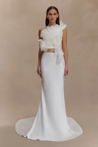 Sena Bridal Top – White