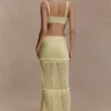 Coleene Pointelle Knit Top – Lemon Coleene Pointelle Knit Top – Lemon