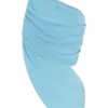 Corah Drape Knit Top – Cyan Blue