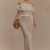 Cordelia Off Shoulder Knit Top – Ivory Cordelia Off Shoulder Knit Top – Ivory