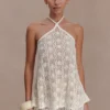 Corey Crochet Halter Neck Top – Ivory Corey Crochet Halter Neck Top – Ivory