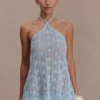 Corey Crochet Halter Neck Top – Light Blue Corey Crochet Halter Neck Top – Light Blue