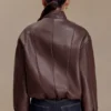 Curtis Faux Leather Bomber Jacket – Dark Chocolate Curtis Faux Leather Bomber Jacket – Dark Chocolate