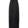 Cyrill Strapless Satin Structured Maxi Dress – Black Cyrill Strapless Satin Structured Maxi Dress – Black