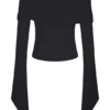 Dahlia One Shoulder Top – Black Dahlia One Shoulder Top – Black