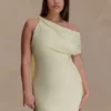Daisie Chiffon Mini Dress – Lemon Daisie Chiffon Mini Dress – Lemon