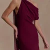 Daisie Chiffon Mini Dress – Wine Daisie Chiffon Mini Dress – Wine