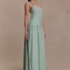 Darling Linen Maxi Dress – Sage
