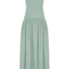 Darling Linen Maxi Dress – Sage