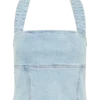 Dayna Denim Halter Top – Light Blue Dayna Denim Halter Top – Light Blue